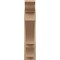 Ekena Millwork 6-in W x 26-in D x 26-in H Balboa Trad Rough Cedar Woodgrain TimberThane Outlooker, Primed Tan OUTUR060X26X26BOA04RCPR - alternate 6